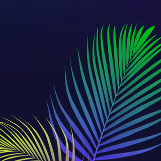 Tropical leaves 2023 wallpaper