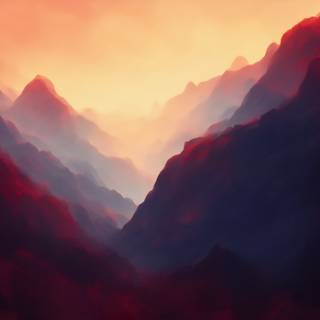 Abstract scenery wallpaper