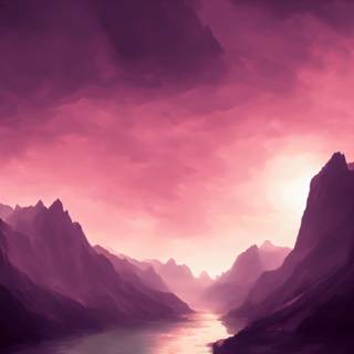 Abstract scenery wallpaper