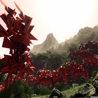 Abstract scenery wallpaper