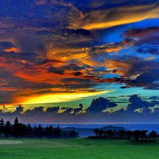 Dramatic sky wallpaper