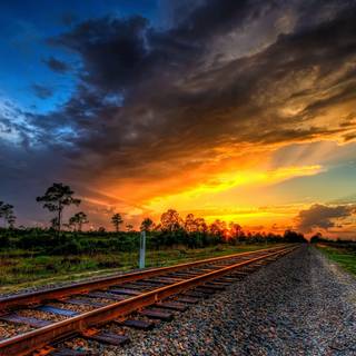 Dramatic sky wallpaper