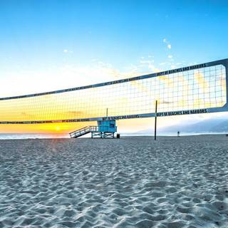Volleyball net wallpaper