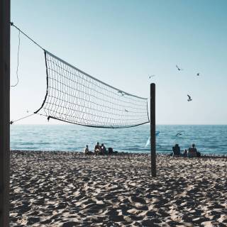 Volleyball net wallpaper