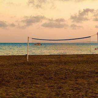 Volleyball net wallpaper