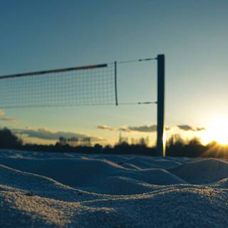 Volleyball net wallpaper