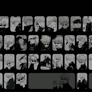 Anime keyboard wallpaper