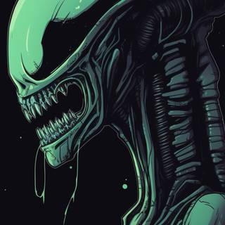 Alien life wallpaper