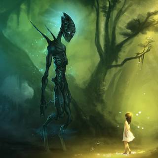 Alien life wallpaper