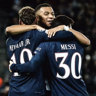 Mbappe and Messi wallpaper