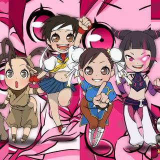 Street Fighter girls desktop wallpaper