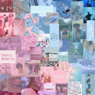 Purple and pink aesthetic wallpaper