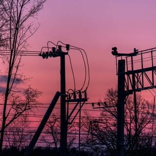 Purple and pink aesthetic wallpaper