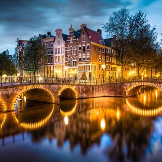 Canals of Amsterdam wallpaper