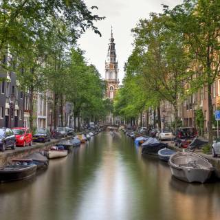 Canals of Amsterdam wallpaper