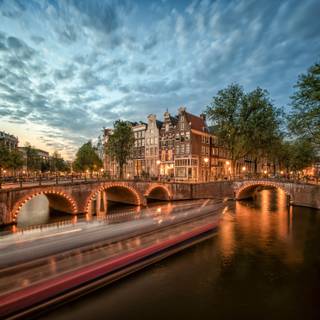 Canals of Amsterdam wallpaper
