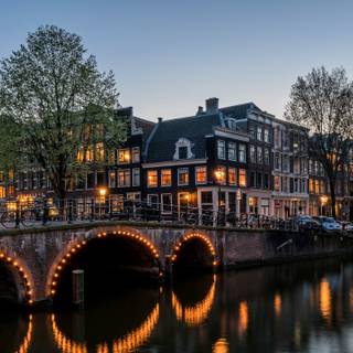 Canals of Amsterdam wallpaper