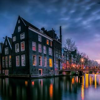Canals of Amsterdam wallpaper
