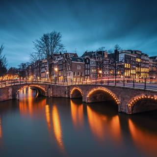 Canals of Amsterdam wallpaper