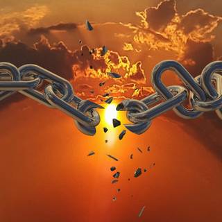 Broken chains wallpaper