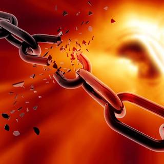 Broken chains wallpaper