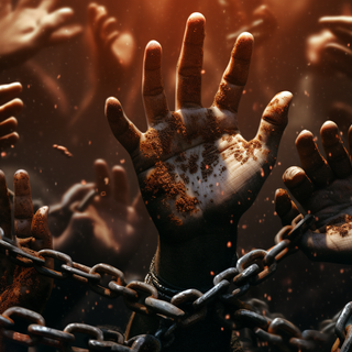 Broken chains wallpaper