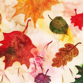 Autumn leaves illustrations wallpaper