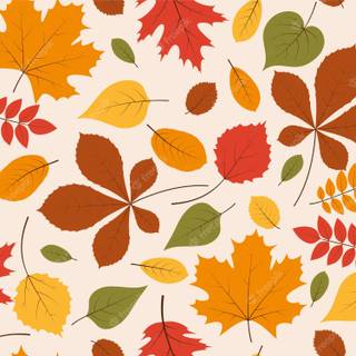 Autumn leaves illustrations wallpaper