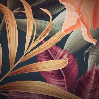 Autumn leaves illustrations wallpaper