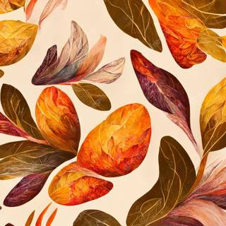 Autumn leaves illustrations wallpaper