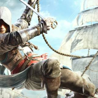 Assassin's Creed 4 4k wallpaper