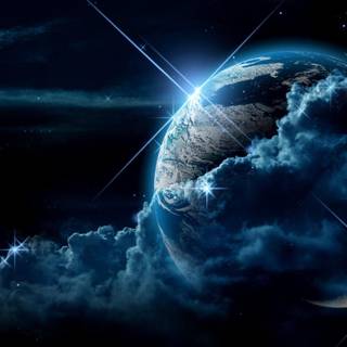 4k PC moon wallpaper