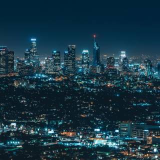 City at night 4k wallpaper