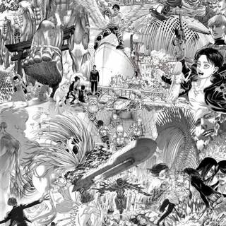 Attack on Titan manga panel wallpaper