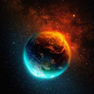 Earth mobile 4k wallpaper