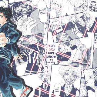 Manga collage 4k wallpaper