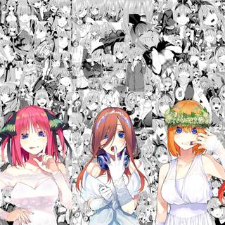 Manga collage 4k wallpaper