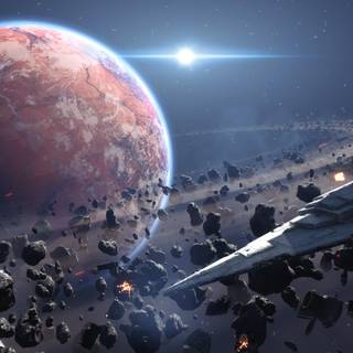 Star Wars ship 4k wallpaper