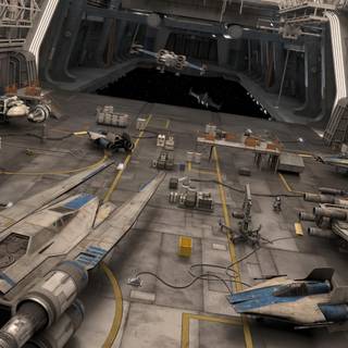 Star Wars ship 4k wallpaper