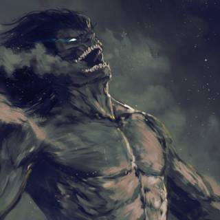 Eren Yeager desktop 4k wallpaper