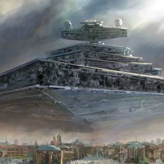 Star Wars ship 4k wallpaper