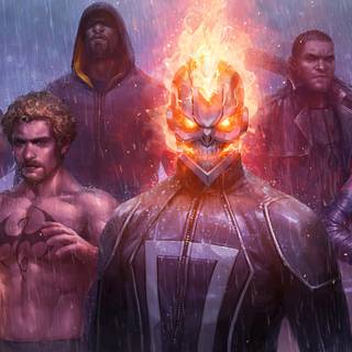 Marvel art 4k wallpaper