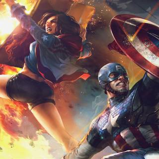 Marvel art 4k wallpaper