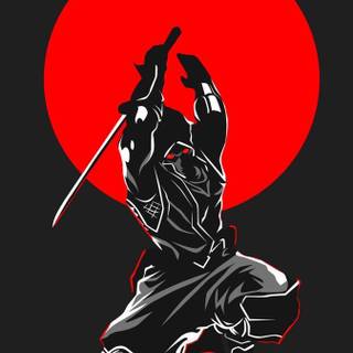 Ninja mobile 4k wallpaper