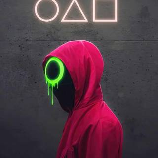Squid Game neon wallpaper