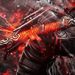 Ninja mobile 4k wallpaper