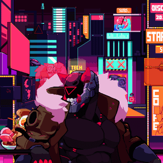 Pixel art animated wallpaper