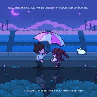 Pixel art animated wallpaper