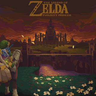 Pixel art animated wallpaper