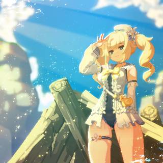 Summer 4k pixelated wallpaper